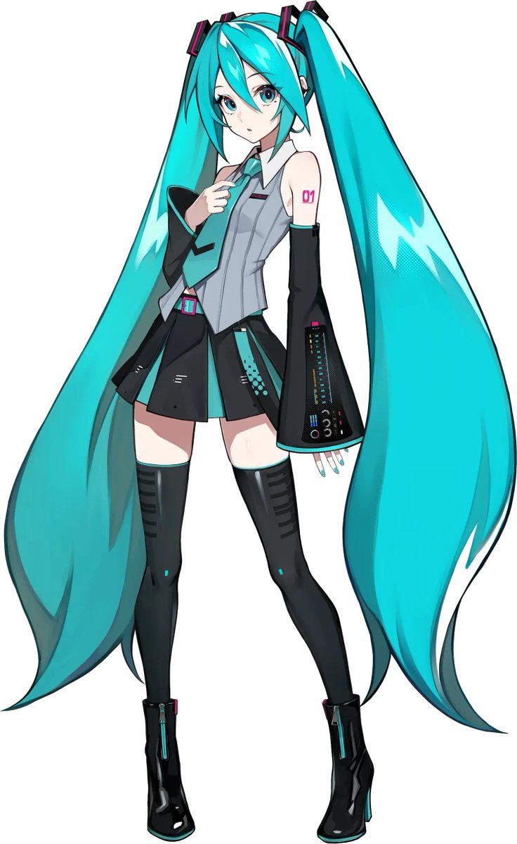 Arifutatsu's tweet photo. HATSUNE MIKU V6 DESIGN IN FULL BY LAM https://t.co/opgWvVoS5H