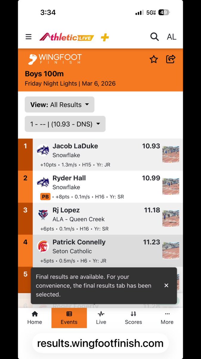 jacobladuke8's tweet photo. Ran a 10.93 in my first meet of the season. 10.8 next @CoachPerrone @JUSTCHILLY @CodyTCameron https://t.co/LmfGB4a279