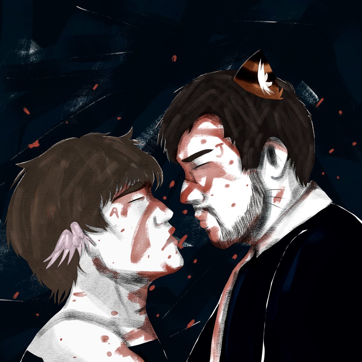 donovanssstuff's tweet image. Jalbert as My Chemical Romance’s THREE CHEERS FOR SWEET REVENGE ALBUM!!! With + without text (I LOVE THIS ONE!!) 
.
#mcrtwt #jalbertwt #jalbert #flamtwt #flamingo #albertsstuff #jayingee #mcr #mychemicalromance #fanart #bl #yaoi