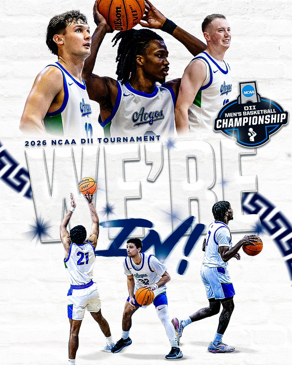 UWFMensBBall's tweet photo. TIME TO DANCE 😶‍🌫️ 🤫 

Headed to Nova Southeastern and facing off against West Alabama to start the tournament 👀 

#goargos https://t.co/5cAd1WygQp