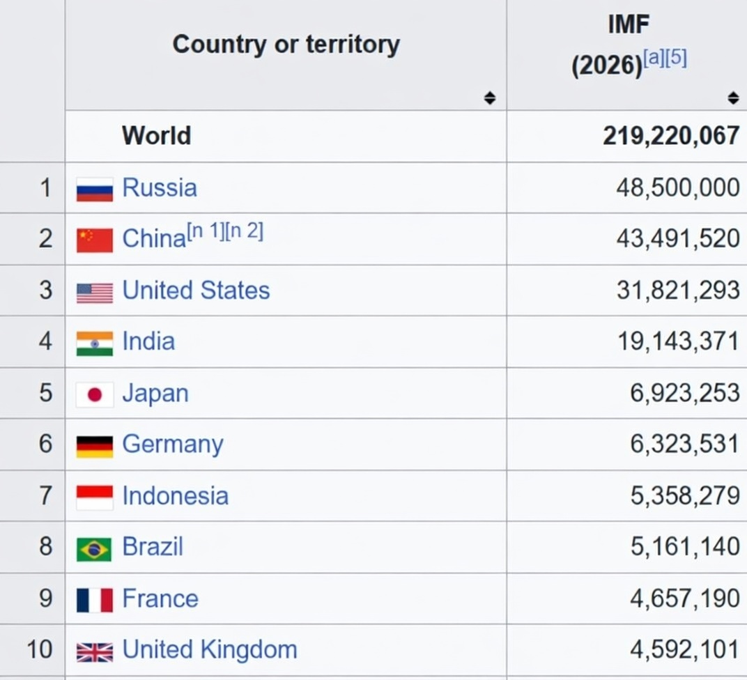 ⚡️‼️🚨BREAKING: With oil at $300/barrel, Russia's economy has now moved to 1st place in the global rankings.