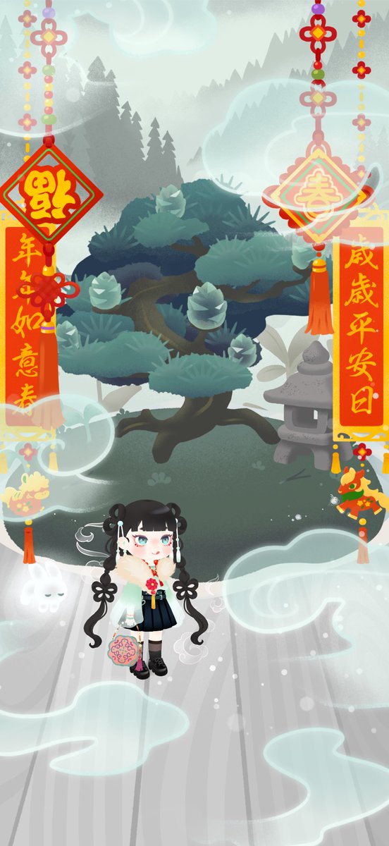 aihaku's tweet photo. 遲來的新年快樂！
好喜歡這次的穿搭🥰 https://t.co/BvHCgjkbyo