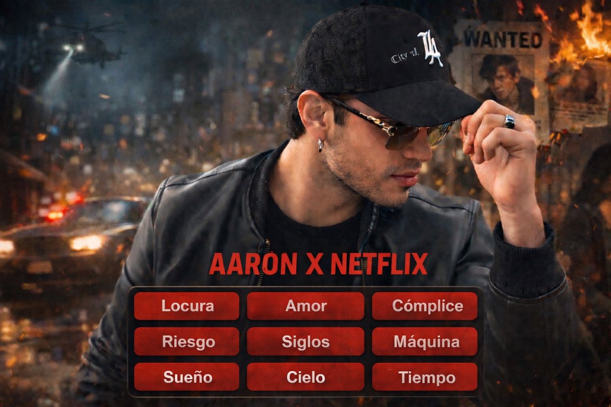 A echarle imaginación onichans…

Utiliza cada palabra de la tablita y comenta títulos de series + la frase👇🏻

AARON X NETFLIX