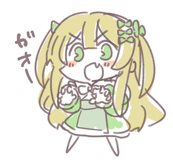 たまたまいいねしてくれた人が前にスケブのリクエスト飛ばしてくれてた方だったのでその人の推しで勝手にSD