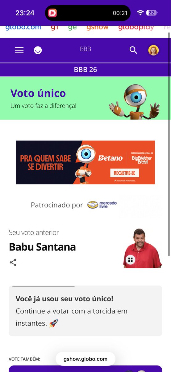 cassia_risonho's tweet photo. Minha parte eu fiz #ForaBabu #BBB26 https://t.co/oR4Cq4tSb8