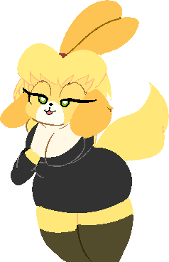 Felt like drawing Isabelle!