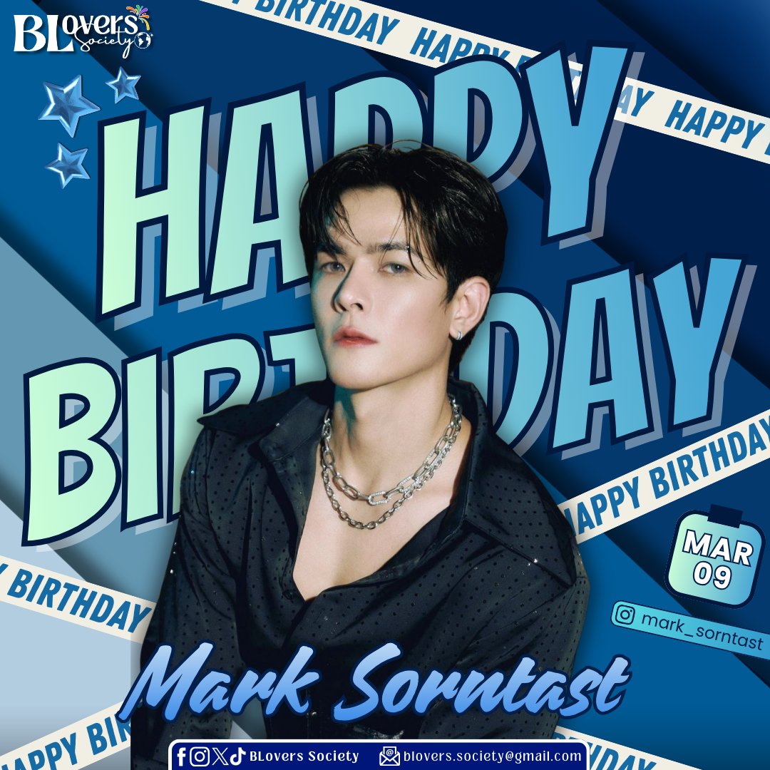 bloverssociety's tweet photo. 𝑰𝑻`𝑺 𝒀𝑶𝑼𝑹 𝑴𝑨𝑮𝑰𝑪𝑨𝑳 𝑫𝑨𝒀!💙🪄
Happy Birthday, Mark!🎂
May your special day shine with happiness, uplifting energy, and magical surprises.💫
With love, BLovers Society. 🫶🏻
#MarkIIIV
#MarkBirthdayDate
#MarkSorntast
#ลูกพี่มาร์ค3ขวบ4เดือน
#HBDMark
#BLoversSociety https://t.co/lHFEfyzKd9