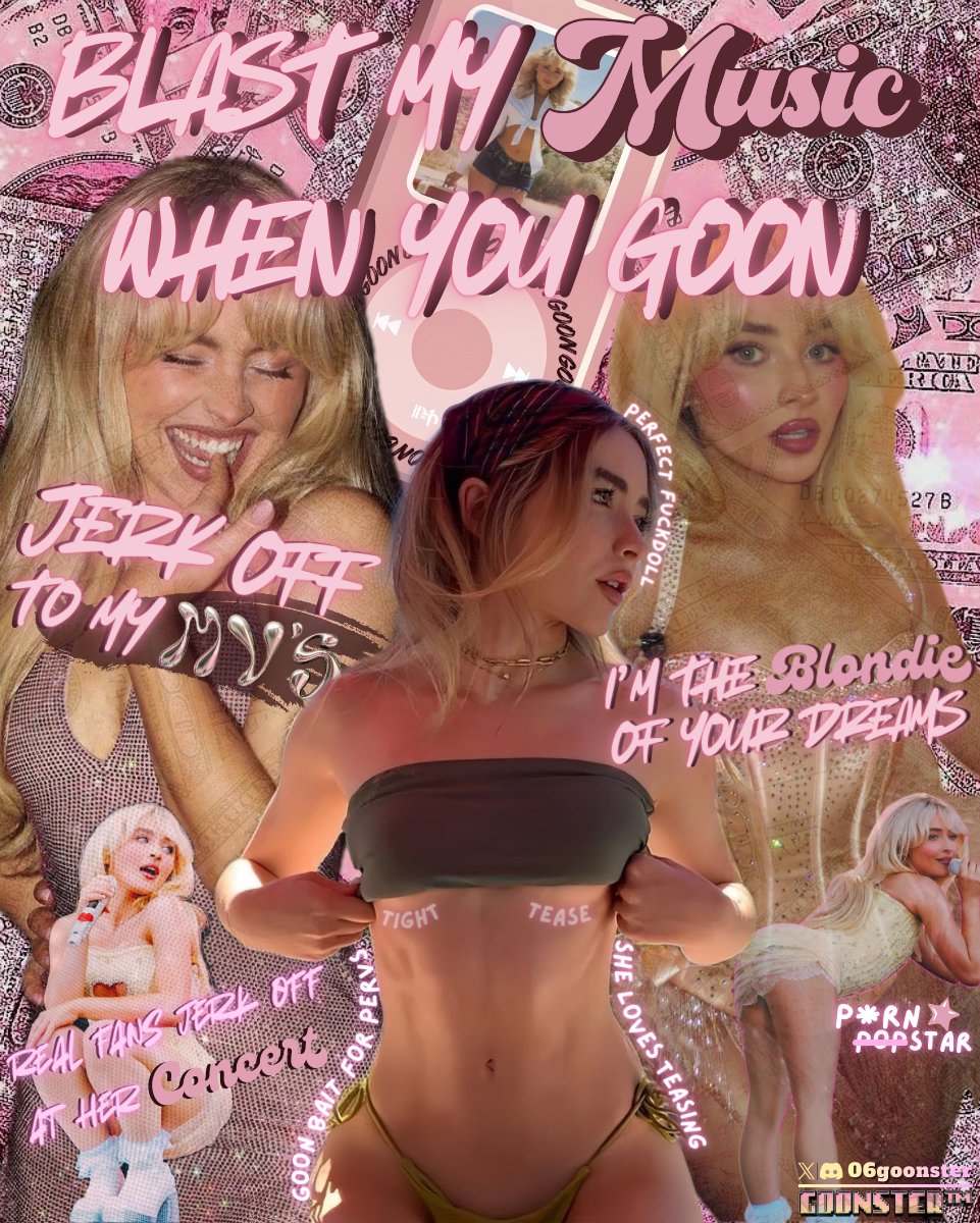 06goonster's tweet photo. Mommy Sab loves when you pump non stop to her 🫠 Turn up the Music start edging to every beat 🥴🎶 | Sabrina Carpenter Caption
❤️ &amp; 🔄!
#goonercaptions #gooner #pornaddict #femdom #brat #tiktok #nsfwtwt #porncaption #gooncaption #sabrinacarptener #snowbunny #slut #blonde #mommy https://t.co/hf2gT1kXwq