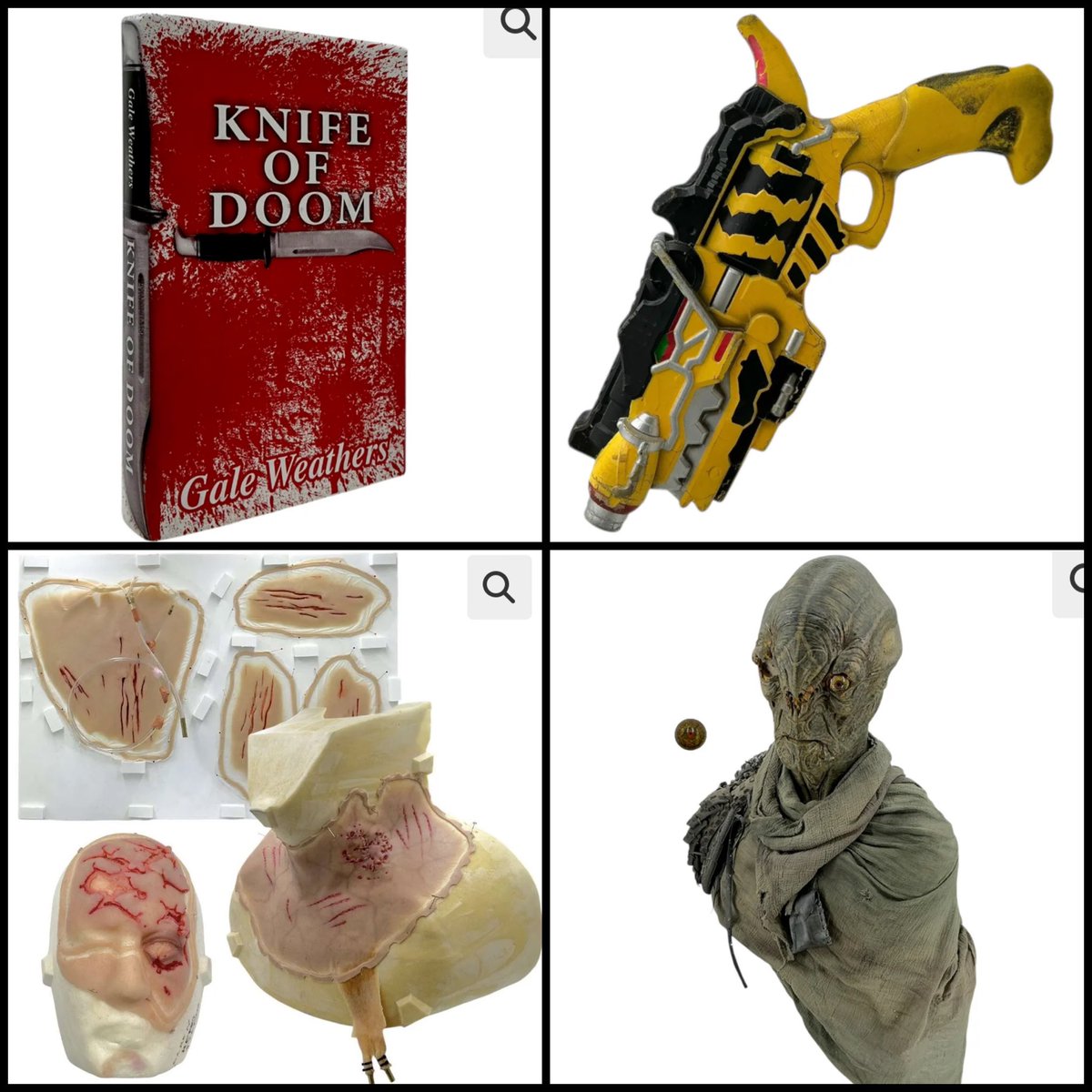 thepropstop1's tweet photo. Items from #scream #powerrangers #FallingSkies #IntoTheBadlands #lastvoyageofthedemeter #ScreamQueens #sleepyhollow #vikings #donniedarko #MythicQuest #rescuedawn #residentevil and much more https://t.co/DHrTlkqRiu https://t.co/wHpcJ8FpPb