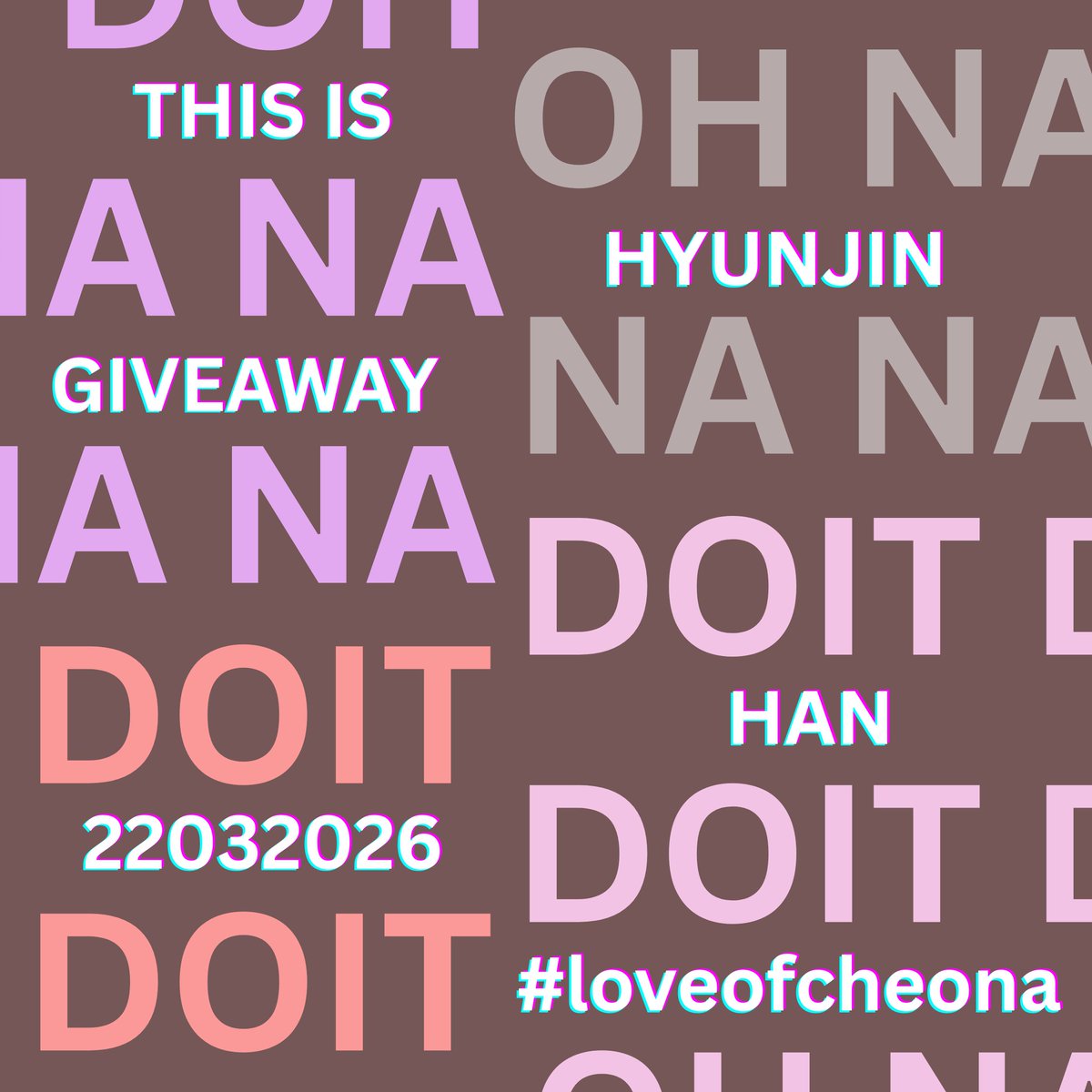 cheona___'s tweet photo. ♡ pls kindly rt ♡
𑣲⋆｡˚ Giveaway by. #loveofcheona

𑣲 Hyunjin Han Postcard ⋆｡˚ 50 ea
𑣲 HJ Standy acrylic ⋆｡˚ 50 ea
𑣲 HJ Postcard ⋆｡˚ 50 ea

⋆𐙚₊˚⊹♡ meet at —– ⋆𐙚₊˚⊹♡
📅 Date: 22 Mar 2026 (2 events)
#HanHyunjinTHhome ~13:00
#CloudDancer_Hyunjin ~15:00 https://t.co/n9fCg0ip2F