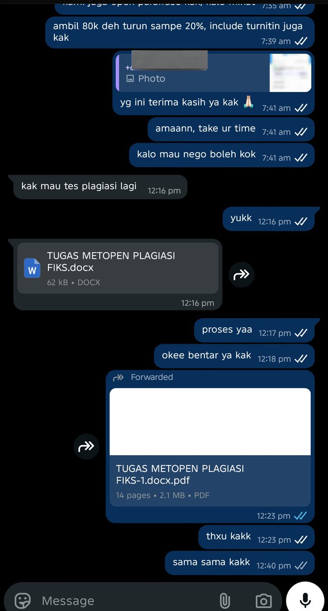 ngjokiii's tweet photo. turnitin ✔️
#cekturnitin #jokitugasmurah #jokitugaskuliah #jokitugas https://t.co/7Yj52h8xMP
