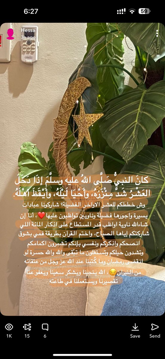 heplantslover's tweet photo. تكلمنا بسناب عن عبادات يسيرة واجور عظيمة بإذن الله،لعلّنا نواظب عليها في هذه العشر الفضيلة 
احفظوا التغريدة وحاولوا العمل بها كل يوم قدر المستطاع
وتذكروا قوله صلى الله عليه وسلم(من قام ليلة القدر إيمانًا واحتسابًا غفرله ماتقدم من ذنبه)
+ (رغم أنف امرئ ادرك رمضان ولم يغفر الله له) https://t.co/0AvLEju8uk