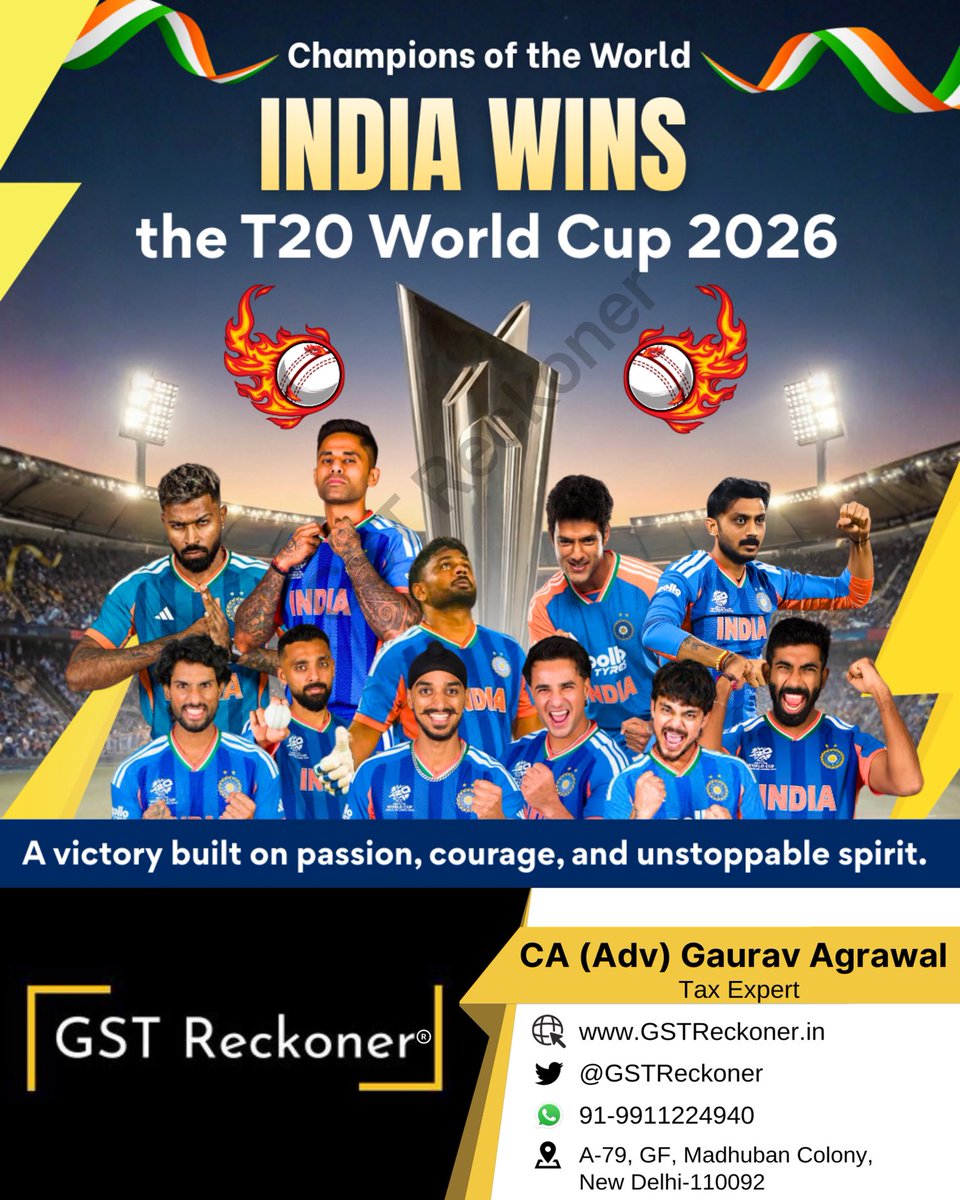 GST Reckoner®_CA (Adv) Gaurav Agrawal tweet media