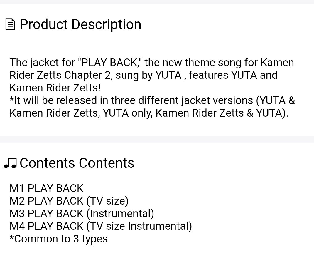 wlemonyuu's tweet photo. #YUTA #中本悠太 🇲🇾 GO
YUTA &amp; Kamen Rider Zetts
PLAY BACK Single Album
#pasarnct #pasarnct127

🦋Variations: Type A, Type B, Type C 45/ea

- ordering from tower records
- 2nd payment needed
- 🔚 9/5
- eta: 2weeks days after released

DM to place order/if you have any inquiries🤗 https://t.co/ApBFlByPOl
