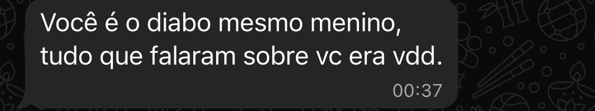 Primeiro o bryam e agr essas porra? Eu n sou tão diabolico assim tropa
