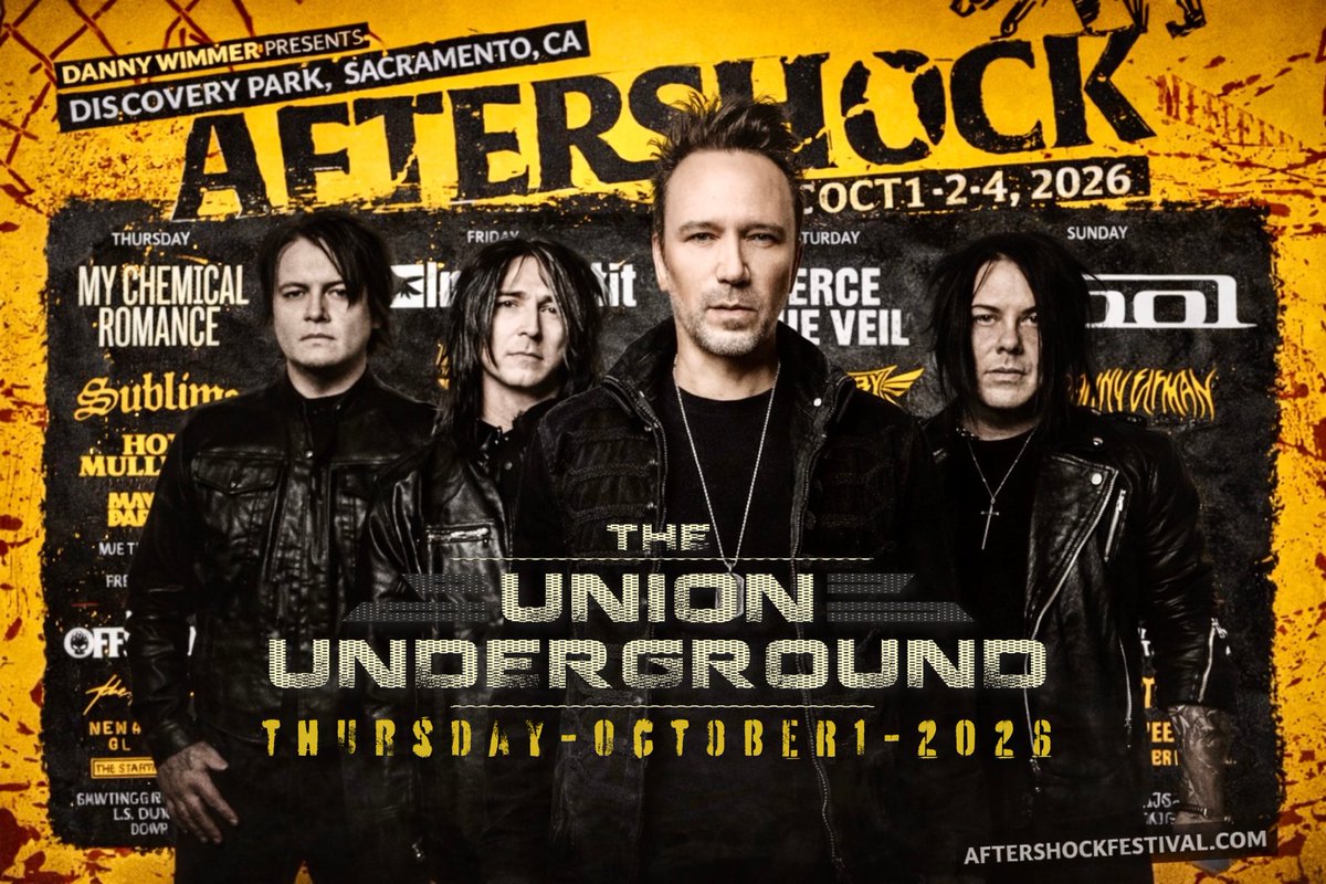 TheUUofficial's tweet photo. @AFTERSHOCKSAC 2026!!
Catch us Thursday, October 1st

TICKETS 👇
https://t.co/4Ij5FiZ6fM https://t.co/tgnOftXOdp