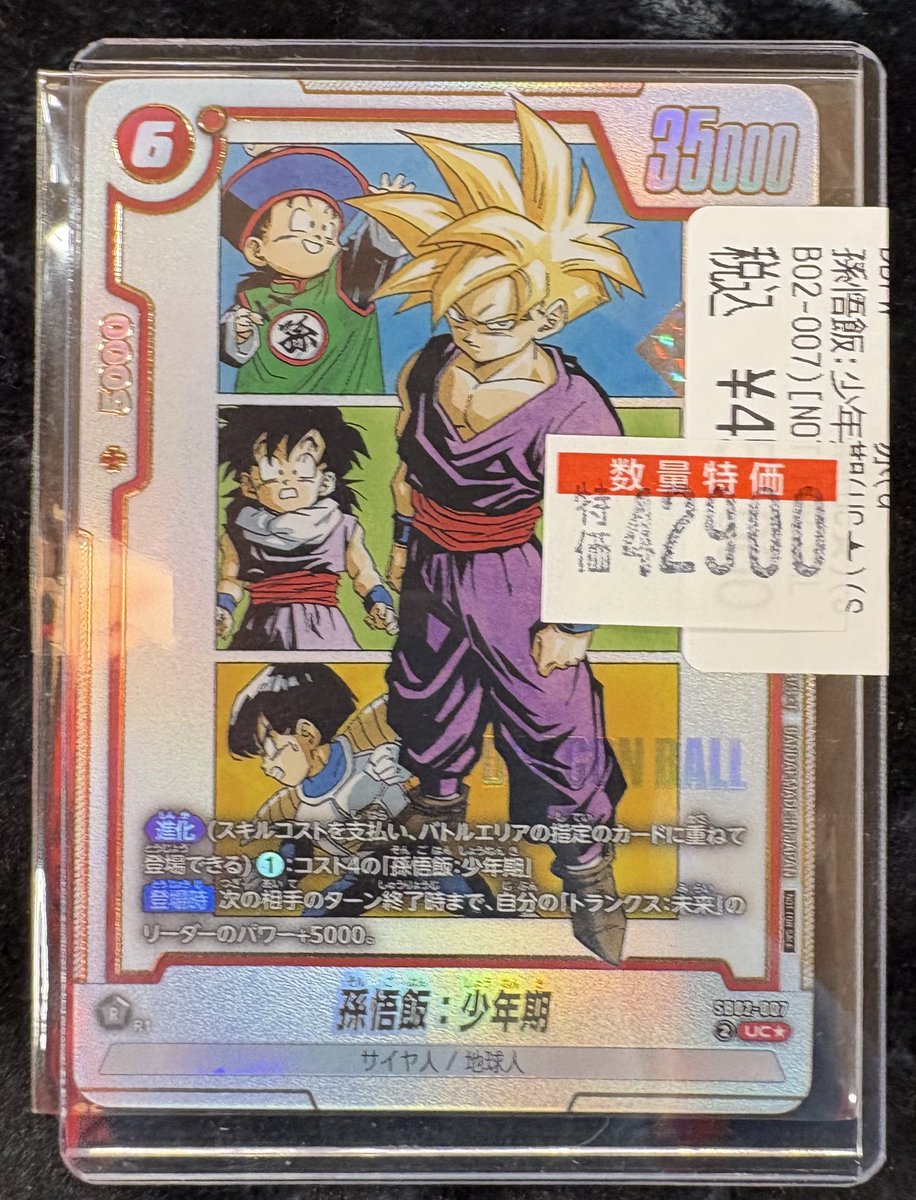 孫悟飯：少年期 【ARS鑑定 10+】孫悟飯:少年期 ドラゴンボール