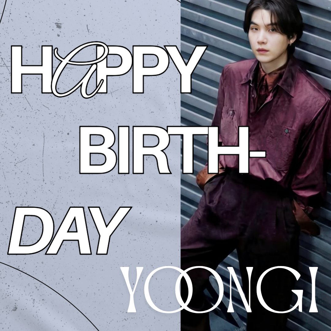 Kerana_94's tweet photo. HAPPY SUGA DAY
Happy Birthday SUGA
#MinMarch
#HappySUGADay
#HappyBirthdaySUGA
#OurFirstLoveSUGA
#SUGAOurForeverArtist
#OurLotusFlowerSUGA
#YoongiOurUniverse
#32ndSpringWithSUGA
#์ค๊ธฐ์ผ_์์ผ๋ก๋_ํ๋ณตํ์ https://t.co/OafXU4LKCT