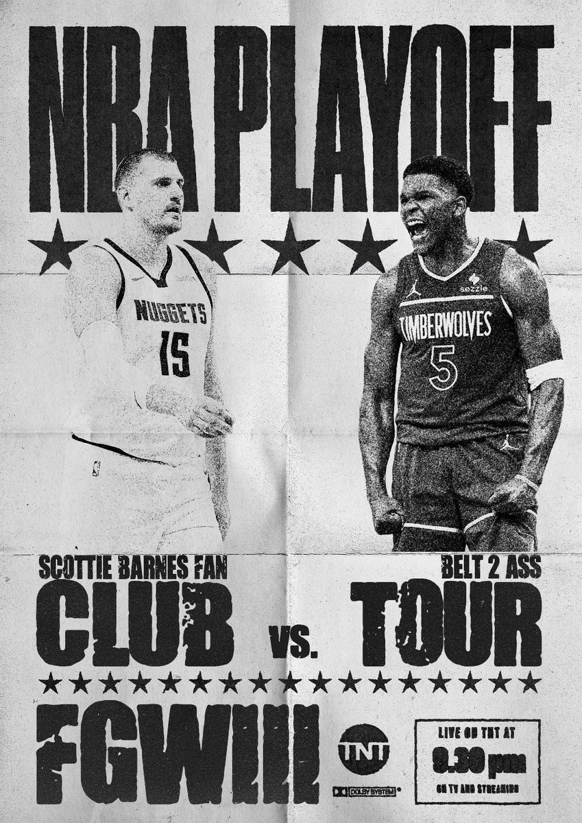 FGWNewsReport's tweet photo. The No. 1 seed Scottie Barnes Fan Club will face the No. 8 seed Belt 2 Ass Tour in the FGW Quarter Finals. https://t.co/p1dc338hwb