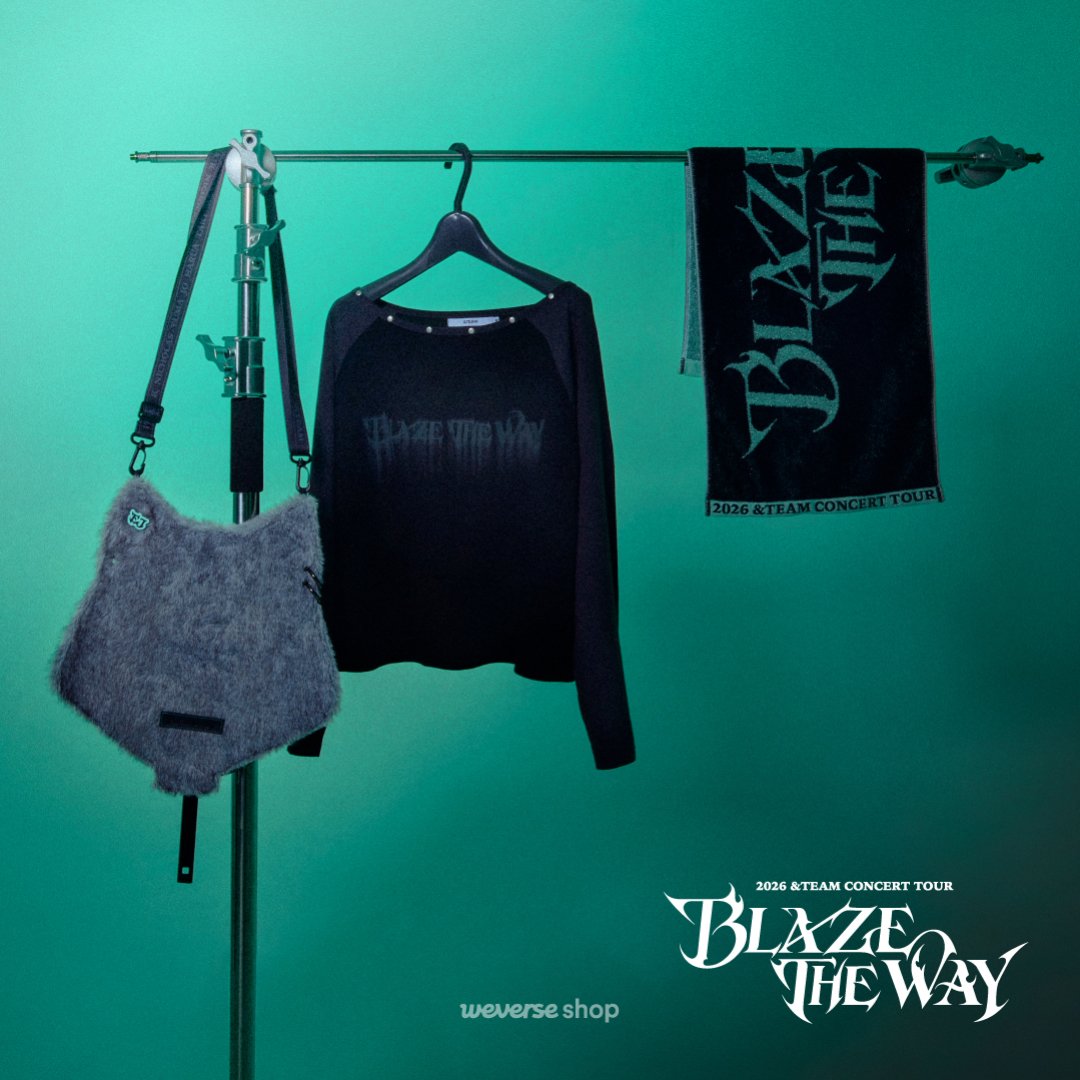 2026 &TEAM CONCERT TOUR 'BLAZE THE WAY'』OFFICIAL MERCHANDISE 事前
