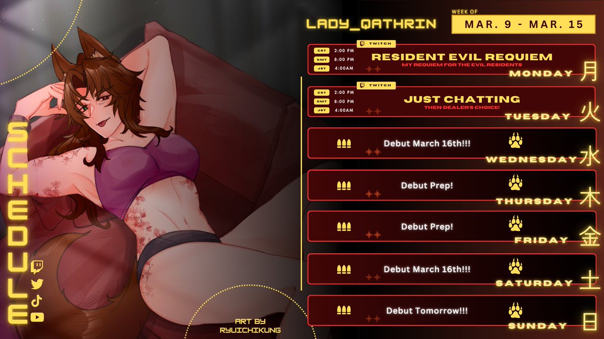 Lady Qathrin 🐺🌸| Undercover Bounty Hunter tweet media