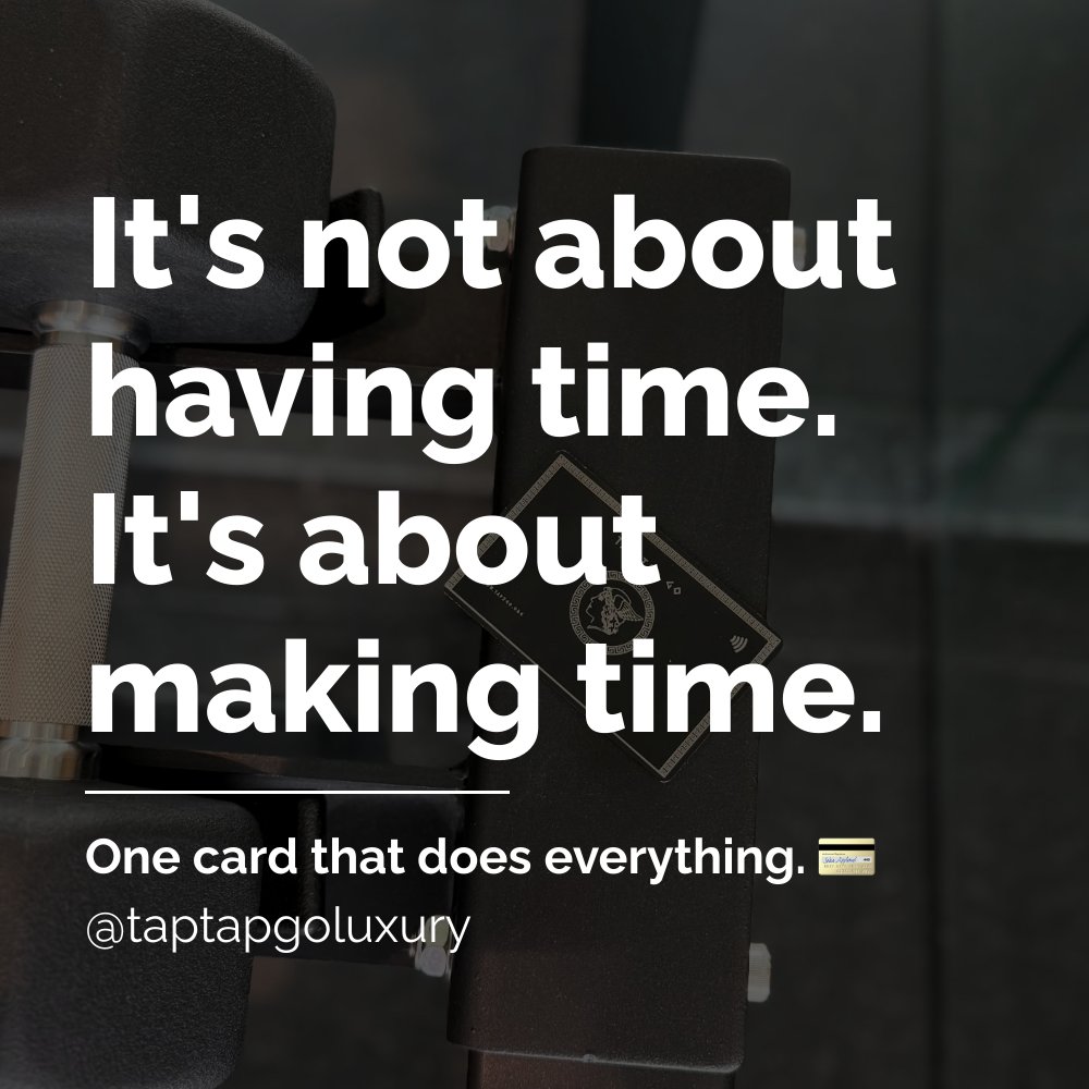 taptapgopr's tweet image. Make time for excellence 💎
 Prioritize elite connections 🌍
 Tap Tap Go saves you time ✨

 One card that does everything. 💳

#TapTapGo #LuxuryCard #EliteExperience