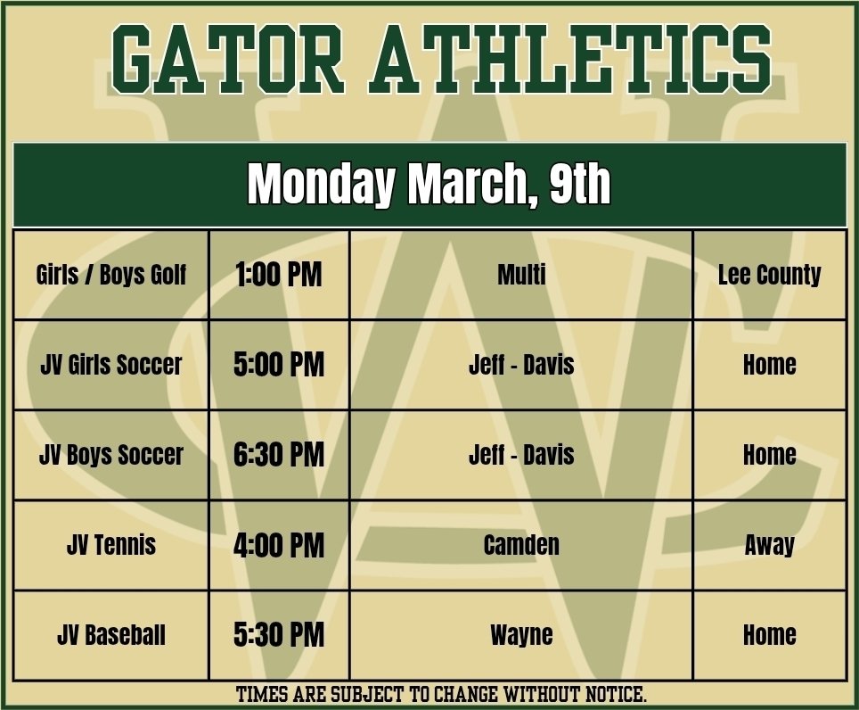 Ware County Gator Nation tweet media