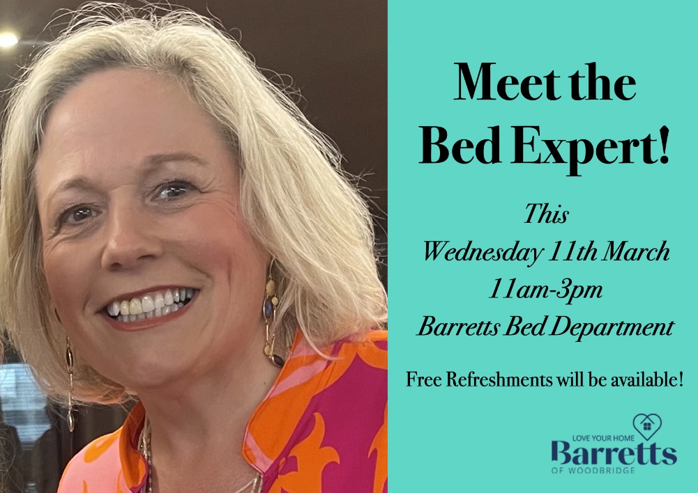 BarrettsofWood's tweet photo. Get Expert Bed Advice at Barretts This Wednesday! - https://t.co/KprsYdxC7t https://t.co/kYfv1b3jlN