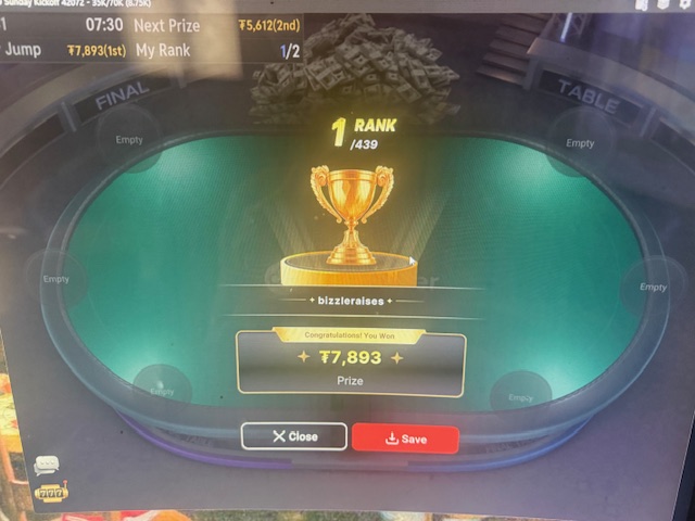 Bizzleraises Poker tweet media