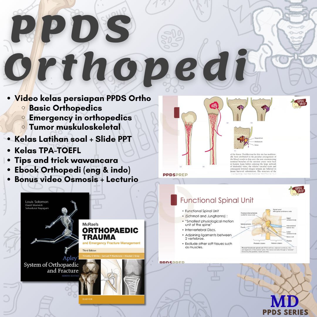 mediscus_cpr's tweet photo. NEW DRIVE MATERI PERSIAPAN PPDS
Include:
- Video kelas persiapan PPDS
- Latihan soal
- Kelas TPA, TOEFL, Wawancara
- Video Osmosis+Lecturio
- Ebook sesuai prodi

PRODI:
Anestesi, Cardio, Dermato, Interna, Paru, Pediatri, Neuro, Ortho, Obgyn
289rb/prodi
#ppds #fk #kedokteran https://t.co/fu1RbvQJMM