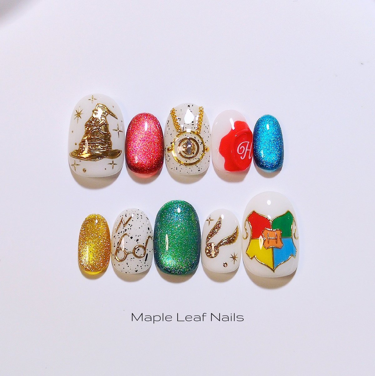 𝑴𝒂𝒑𝒍𝒆 𝑳𝒆𝒂𝒇 .ネイルチップ販売 tweet media