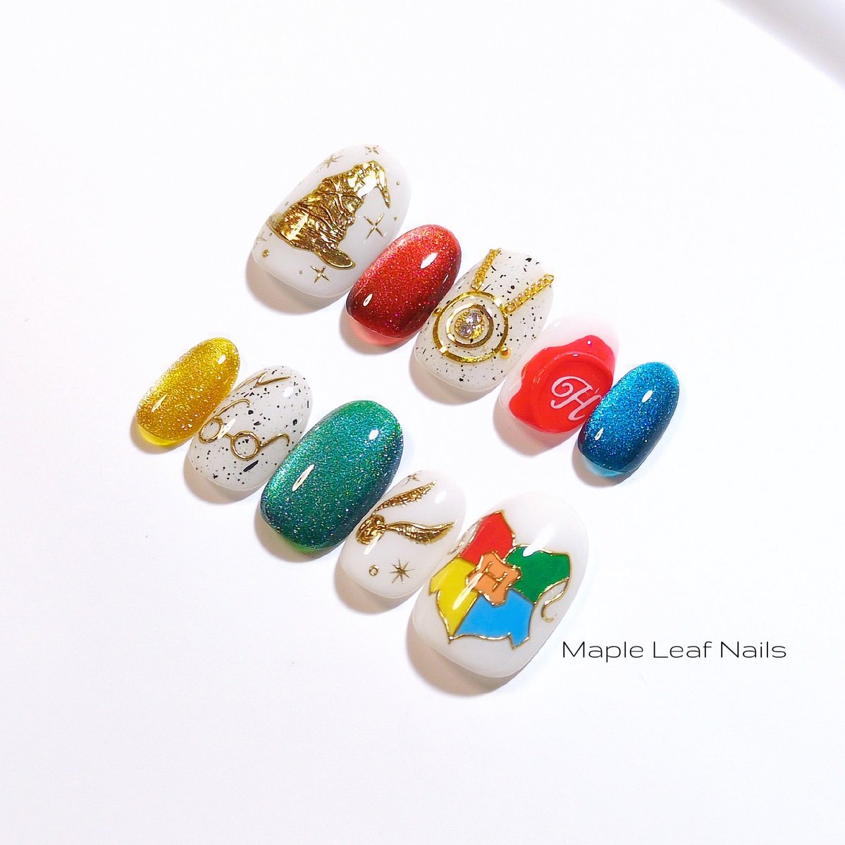 𝑴𝒂𝒑𝒍𝒆 𝑳𝒆𝒂𝒇 .ネイルチップ販売 tweet media