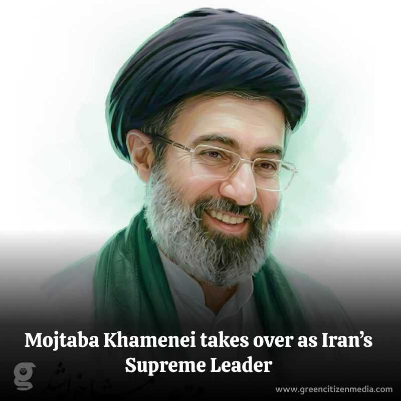 GreenCMedia's tweet photo. Mojtaba Khamenei Named Iran’s Supreme Leader Following the Death of Ayatollah Ali Khamenei
Iran’s state television has announced that Mojtaba Khamenei has been selected as the country’s new supreme leader after what officials described as a “decisive vote” by Iran’s Assembly of Experts.
https://t.co/Bjrq5fAd53
#mujtabaKhamenei #Iran