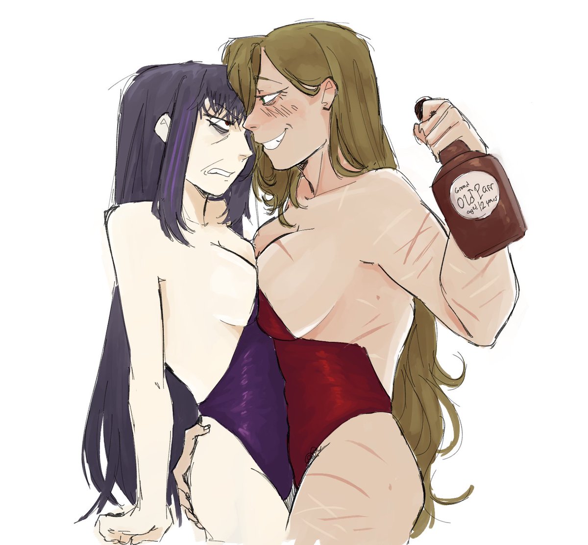 1ahnabnormality's tweet photo. (shioval) problematic breast size gap https://t.co/31smn68vVA