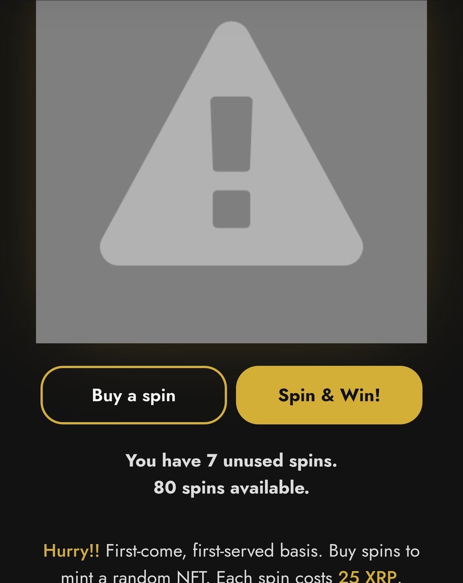 Anyone in contact with <a href="/XRPLMarketPlace/">Xmart</a> ? They aren't responding and I need a refund for 7 spins. The collection is minted out. Thank you