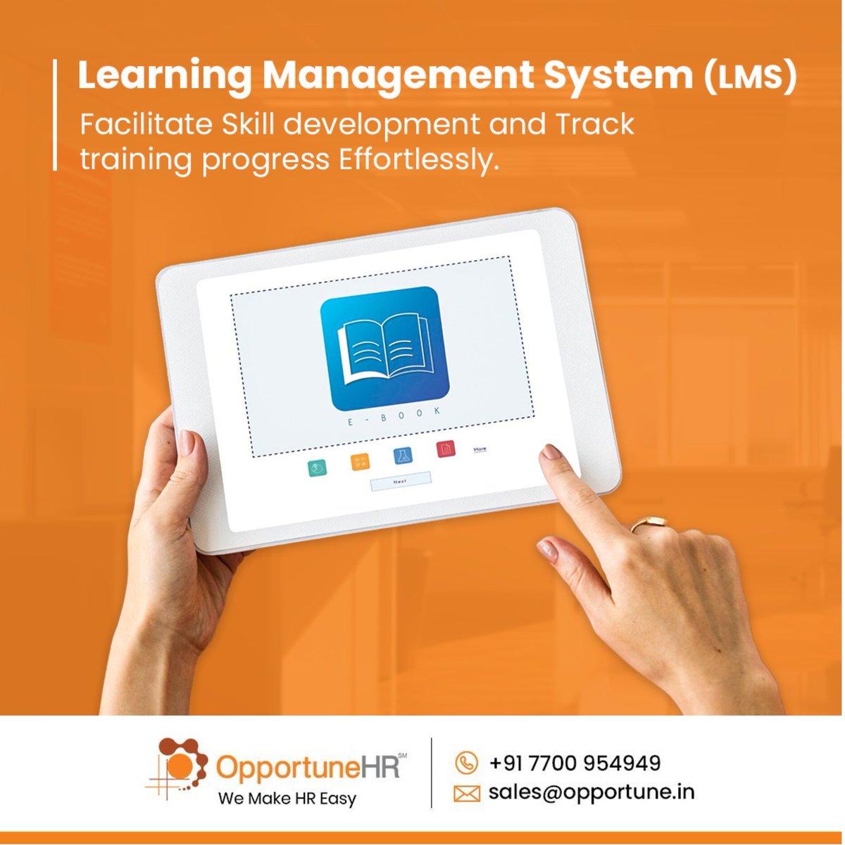 Opportunehrms's tweet image. Employee development plays a crucial role in organizational growth.

A Learning Management System (LMS) enables businesses to manage training programs efficiently while tracking employee learning progress in one place.

#HRInsights #LearningManagement opportunehr.com/hrms-software/…