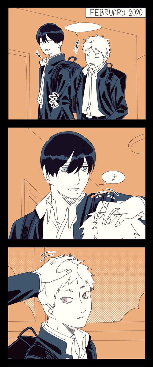 omo_heh's tweet photo. (pre-canon) he forgot Hikaru didn't like headpats

#thesummerhikarudied #tshd #光が死んだ夏 https://t.co/ZGrTQpWnrh