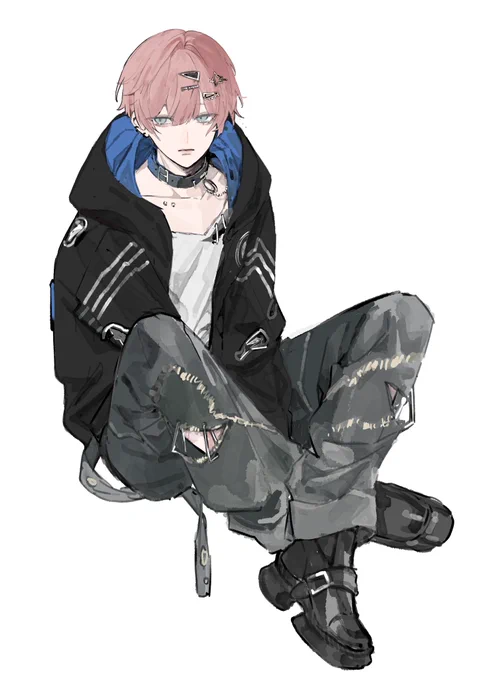 別所にのせてたキャラクターデザインのラフ