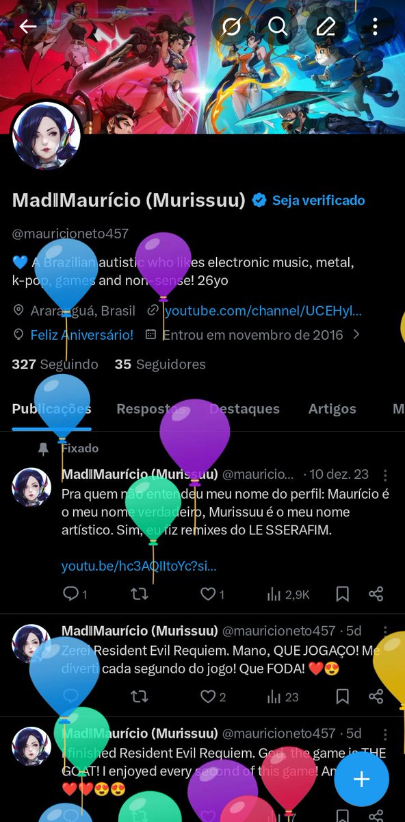 mauricioneto457's tweet photo. Óiaa, balõezinhos! Tô me sentindo velho... 27 anos... https://t.co/dTefCPs50s