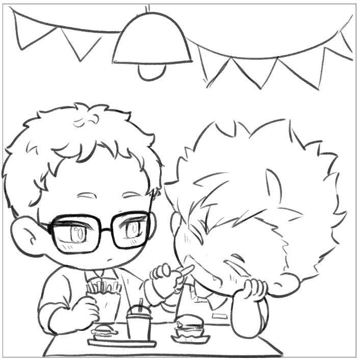 Rion_Tann's tweet photo. #クロ月 #쿠로츠키 #kurotsuki #Haikyuu #BokuAka https://t.co/srZ3f1i68M