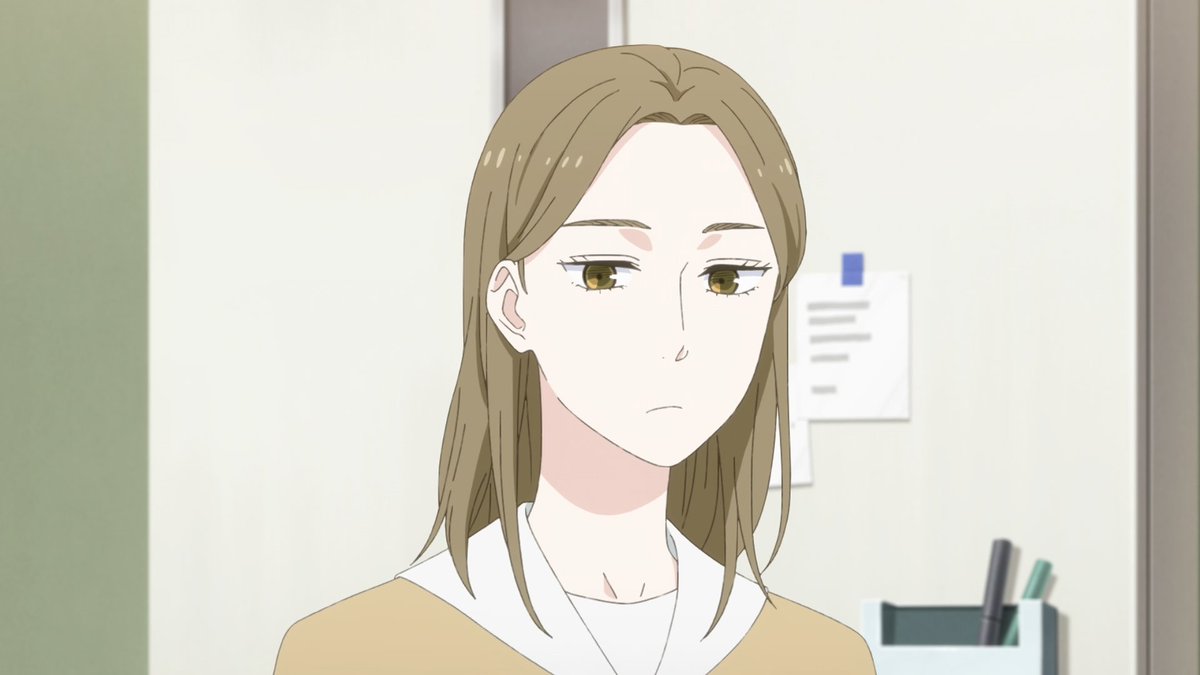 Girltaku_AT's tweet photo. Journal With Witch came out SWINGING on the misogyny in a patriarchal society in just a few seconds. She's expected to serve herself while her dad still expects to be served. In the background, a woman scientist's accomplishments is diminished to being pretty in a lab coat https://t.co/mtKzdBbVSX