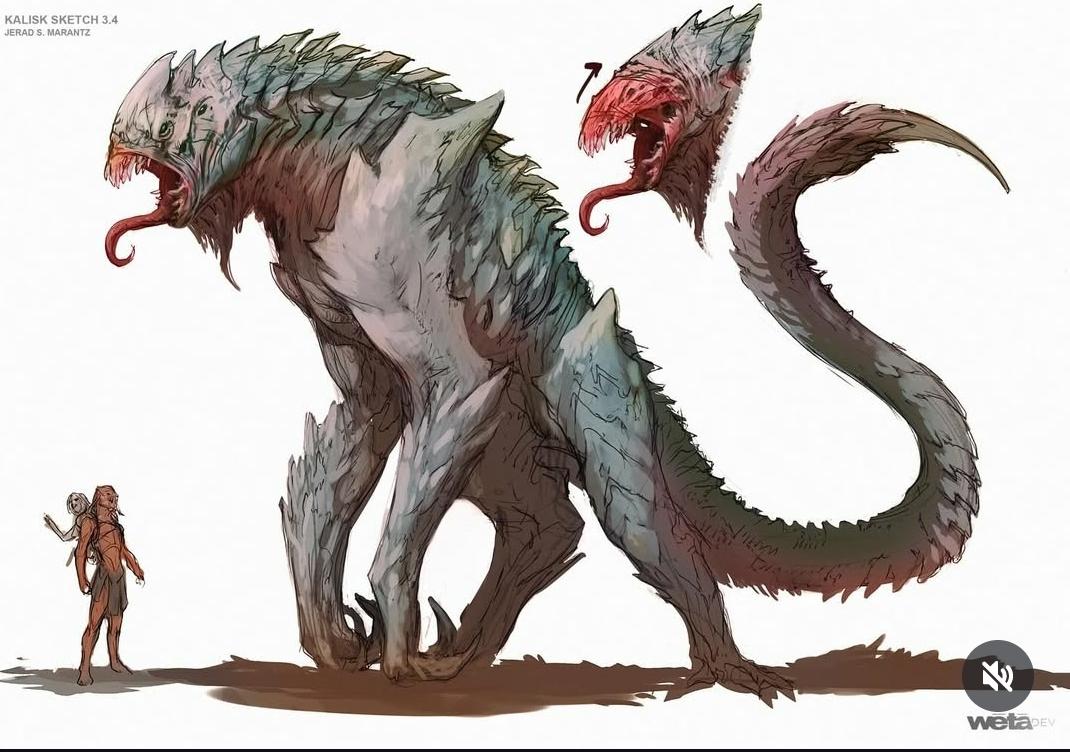 scifiedcom's tweet photo. Wild unused designs for the adult #Kalisk from #PredatorBadlands by Jerad Marantz!
https://t.co/y7UJXtWf55 https://t.co/xkl7jhWeMN