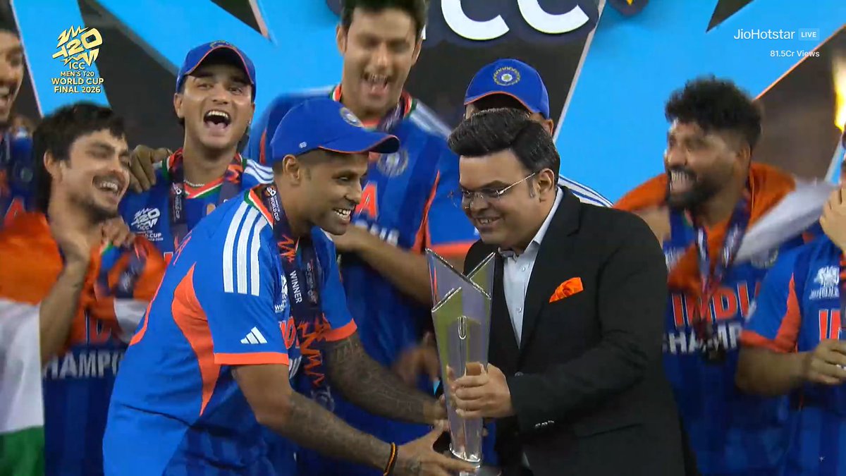 TEAM INDIA T20 Champions...

- T20 World Cup after 2 years does not make any sense as it can lose the charm but generate revenue...

- Flat Pitches ,no help for bowlers and small boundaries makes competition worse...

- I prefer UK or Australia where we have swinging conditions