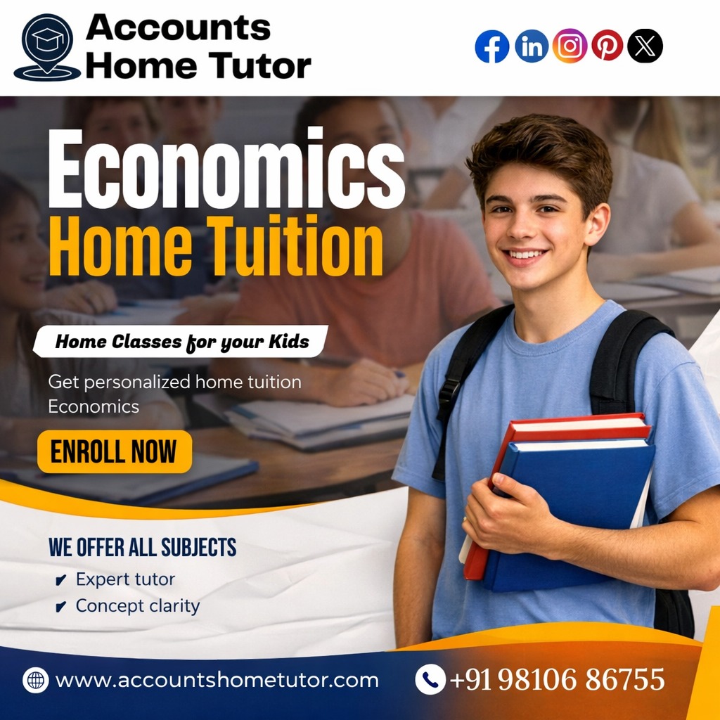 accounts_h87860's tweet image. 📚 Economics Home Tuition – Accounts Home Tutor

🌐 Website: accountshometutor.com

📞 Call Now: +91 98106 86755
.
#EconomicsTuition #HomeTuition #EconomicsTutor #AccountsHomeTutor #CommerceStudents #EconomicsClasses #HomeTutorIndia