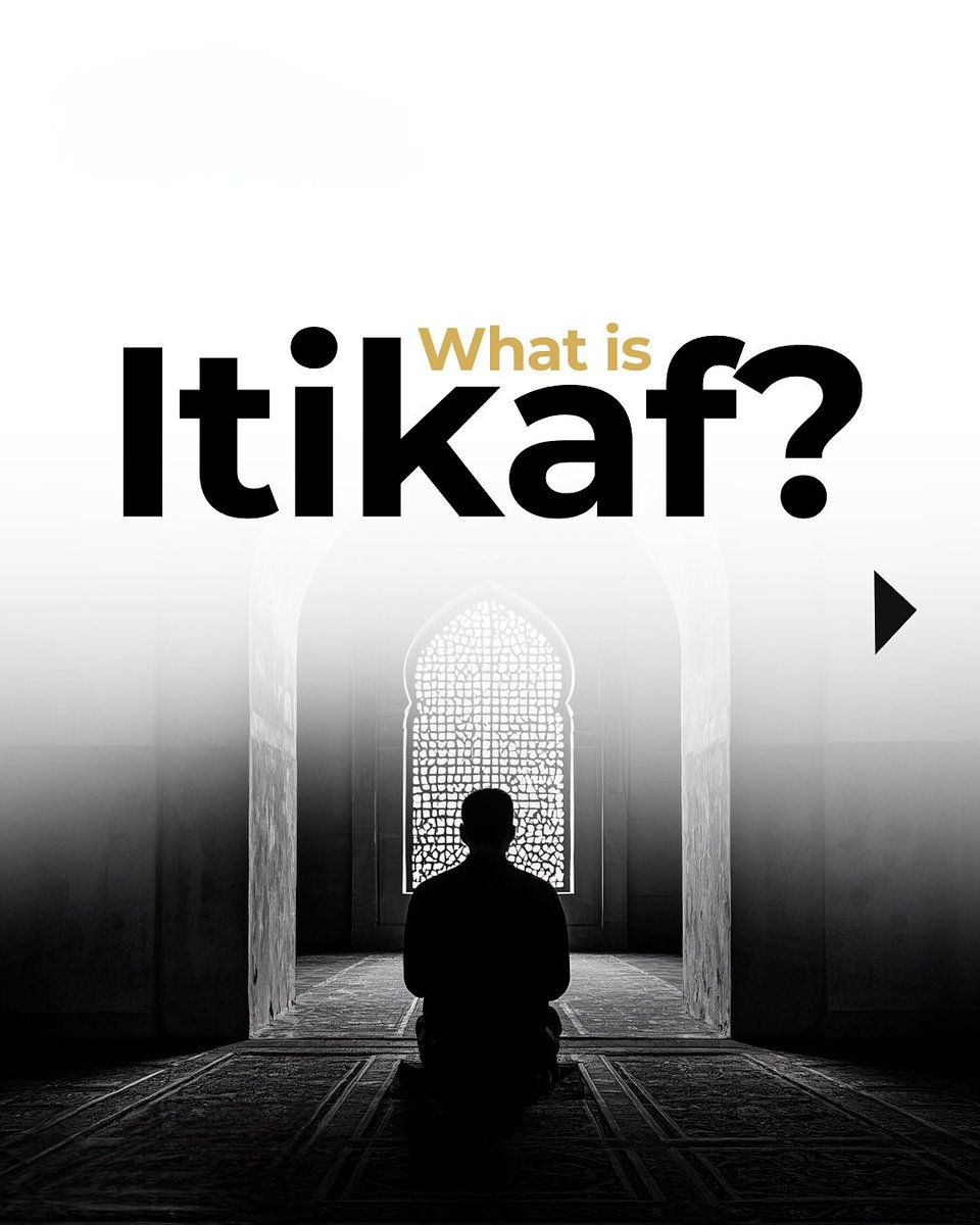 What is Itikaf?

—THREAD 🧵