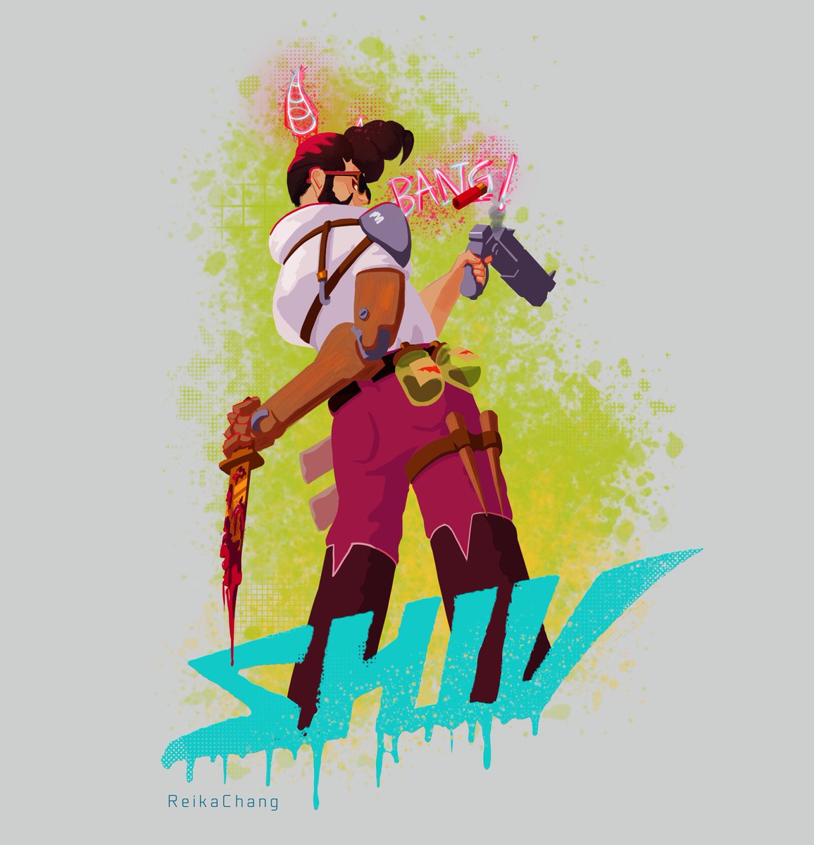 There's a lot of scary things out there, kid. I'm just scarier

Shiv from #deadlock 

#deadlockfanart #deadlockart