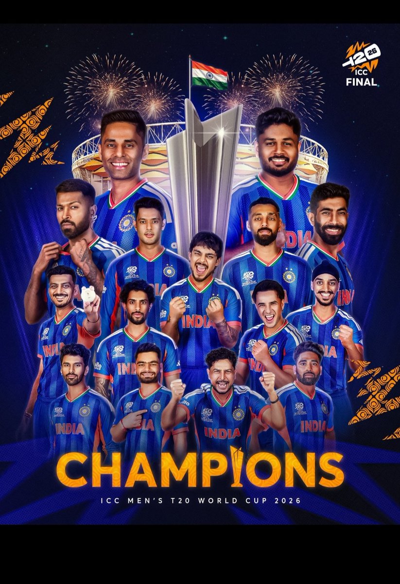 Debdas_Guha's tweet photo. Congratulations To The Entire Nation On This Proud Moment... Throughout The Tournament, Our Team Played Like True Champions👏💐🎉 https://t.co/hw7sh6TRvU