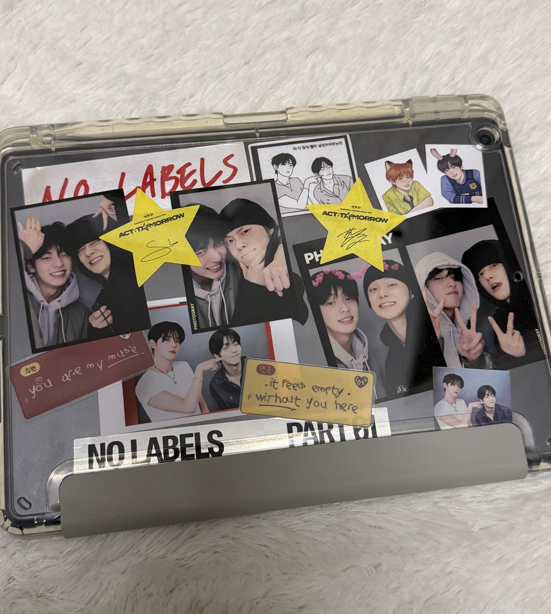 I love my iPad deco 🐰🦊📸