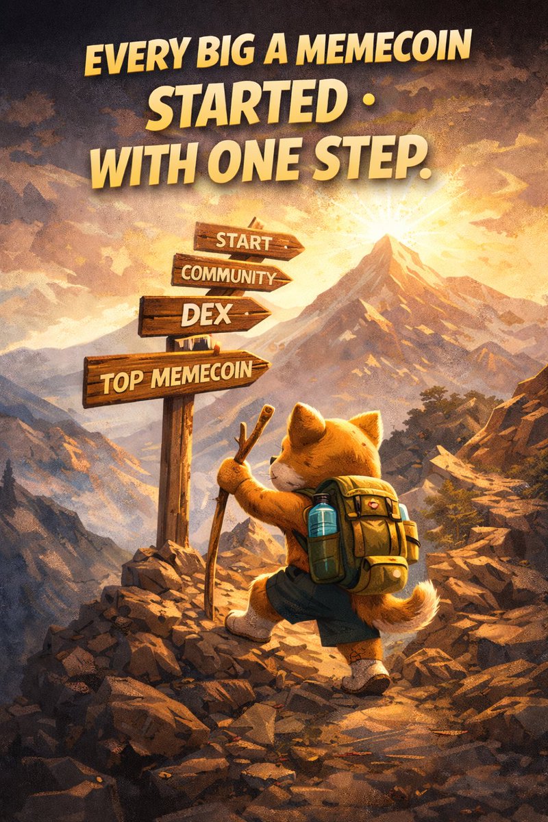 ponpi_sol's tweet photo. Every big memecoin started with one step.

We are still climbing.

The early community is building something real.

$PONPI 🐶

#memecoin #Solana #crypto https://t.co/WGlbYJxvVL