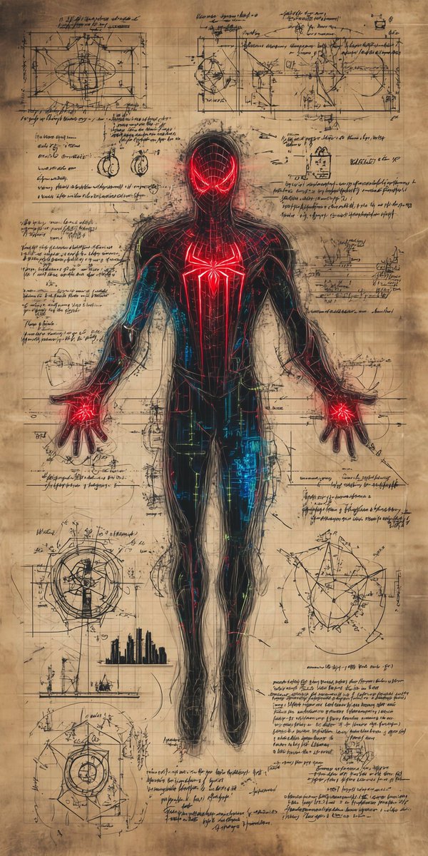 Spider-Man suit Blueprint